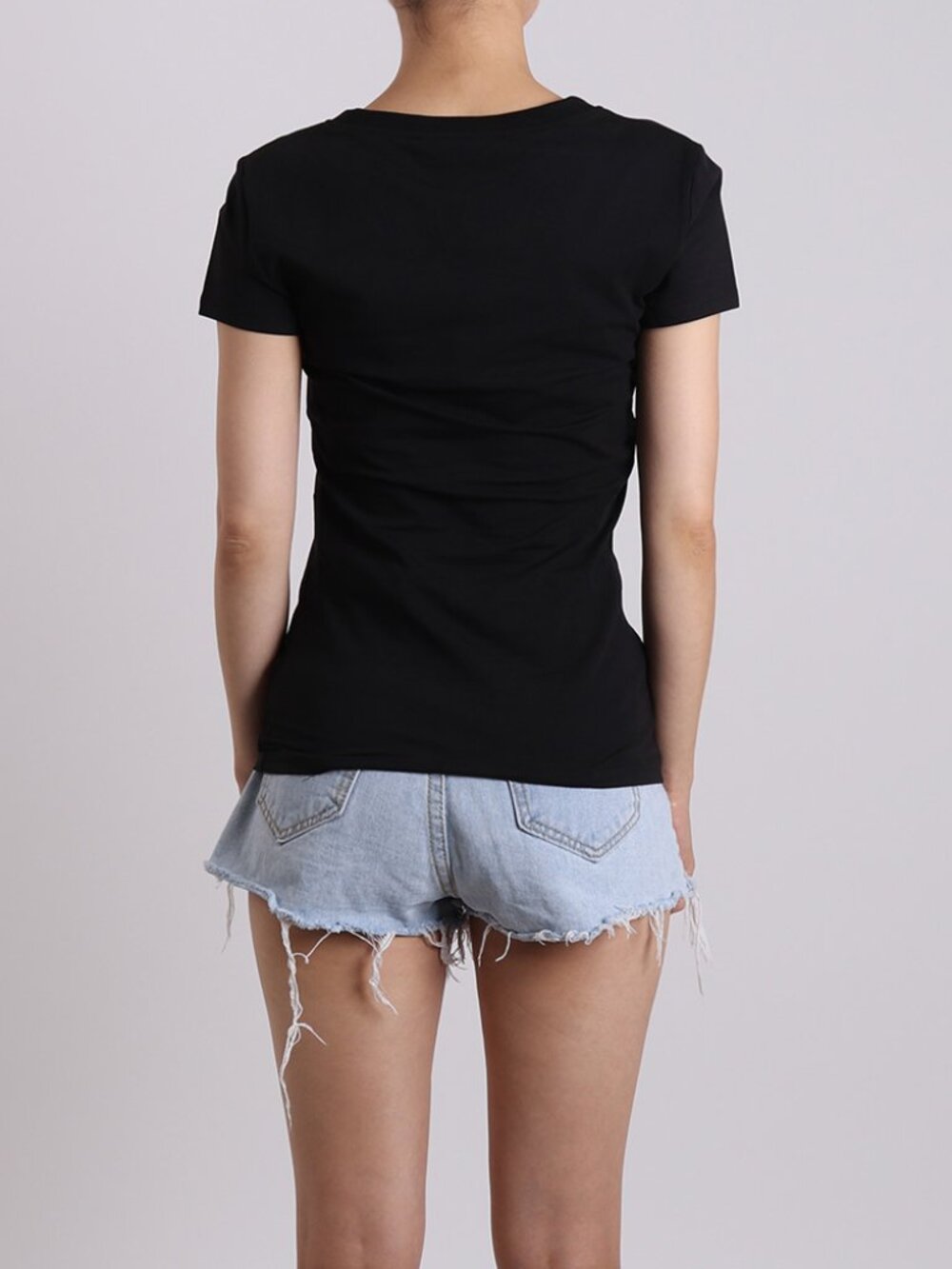 NWT - Love Moschino Rhinestone Heart T-shirt - Black🖤 - Picture 3 of 5